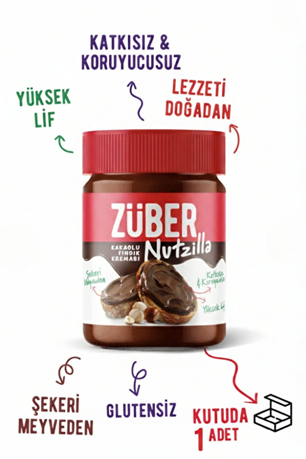 Nutzilla Fındık Kreması Kakaolu 315 Gr - 3