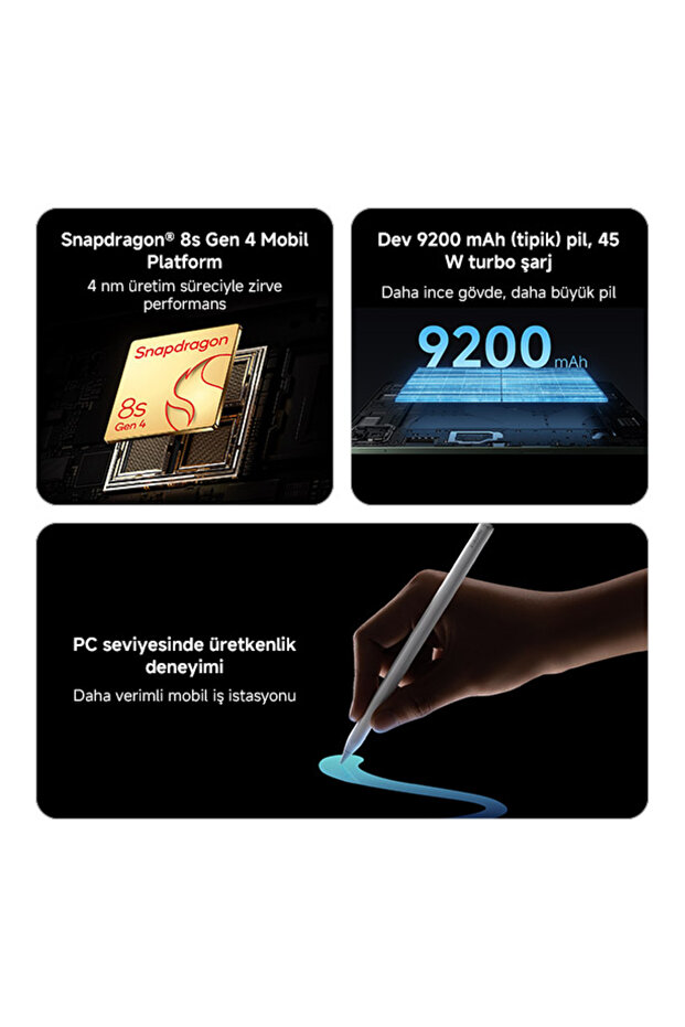 Pad 8 8GB 256 GB Yeşil (Xiaomi Türkiye Garantili) - 4