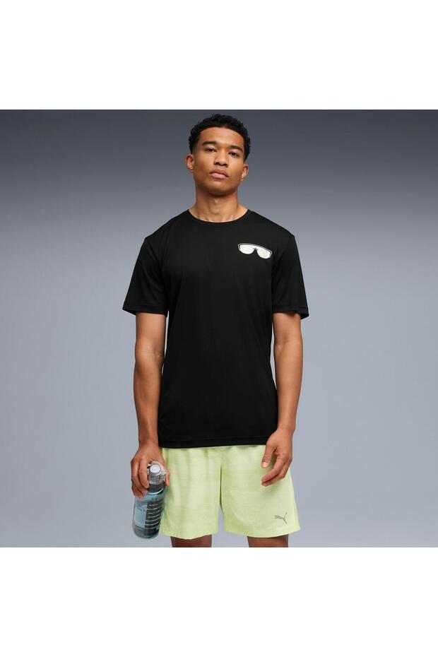Adults; Male,Unise; Tees; Regular-Shortsleeve; black; Puma Shuffle; S - 1
