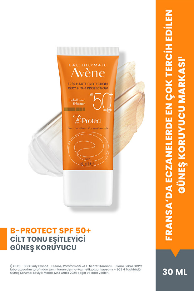 B-Protect Cilt Tonuna Uyumlu Eşitleyici SPF 50+ Güneş Kremi 30 ml - 1