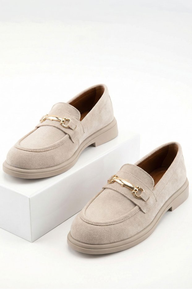Ten Suede Women's Loafer Shoes 21243