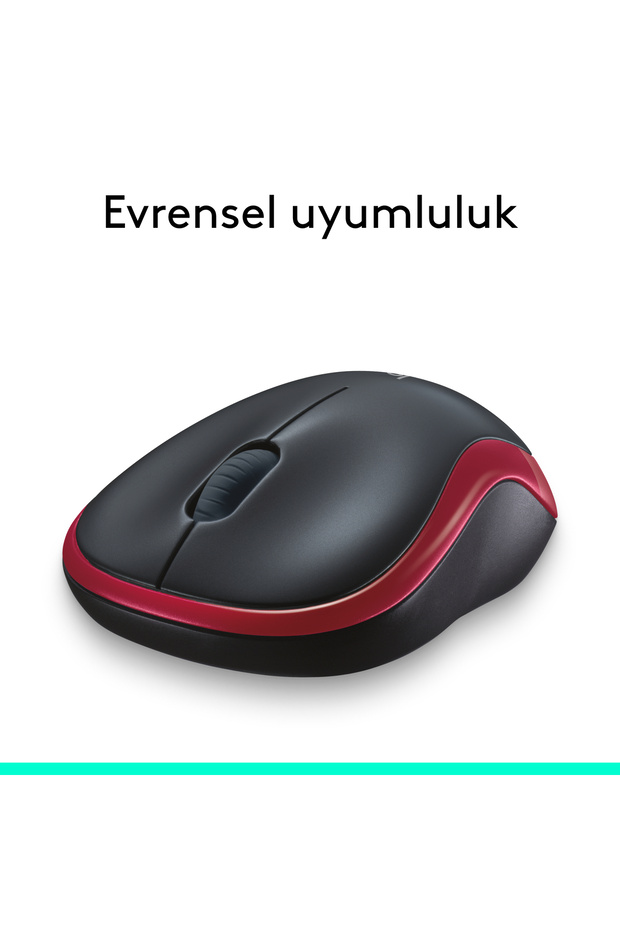 M185 USB Alıcılı Kompakt Kablosuz Mouse, Kırmızı 910-002237 - 8