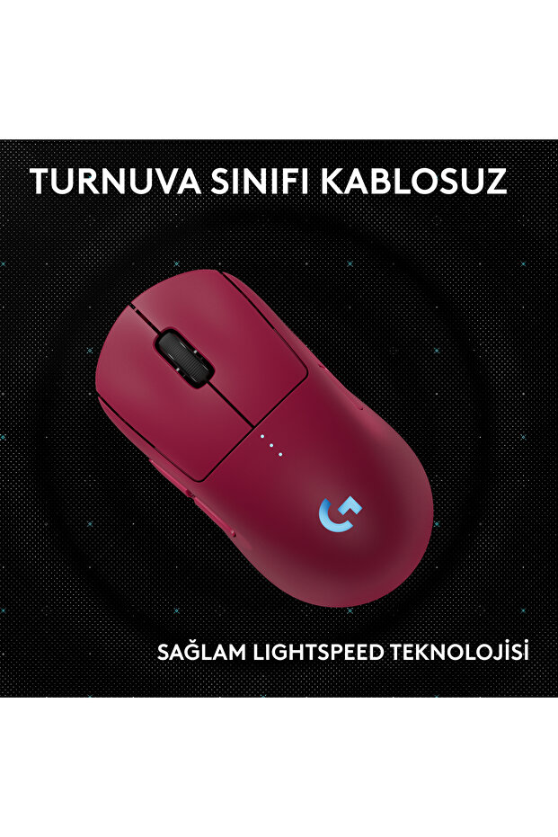 G PRO 2 LIGHTSPEED HERO 2 32K DPI Sensör PC/Mac için Kablosuz Oyuncu Mouse, Pembe 910-007310 - 6