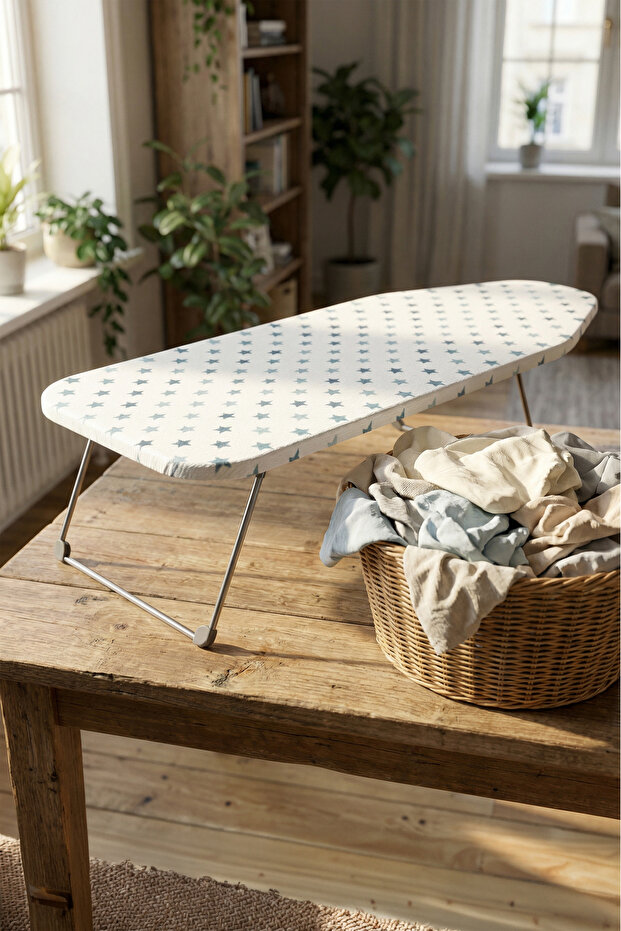 Mini Ütü Masası Pratik Ergonomik 30x74 cm Kompakt Tasarım - 2