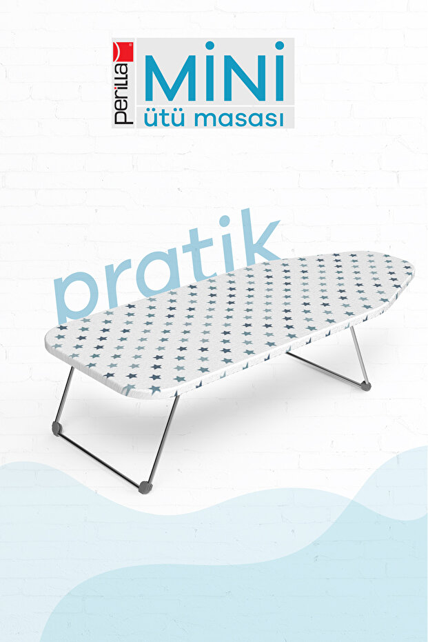 Mini Ütü Masası Pratik Ergonomik 30x74 cm Kompakt Tasarım - 1