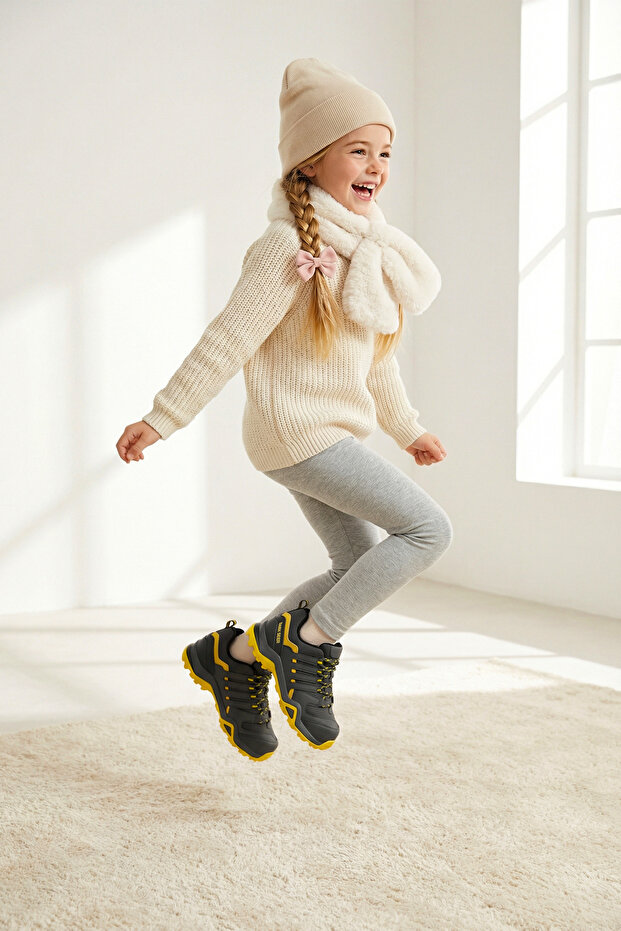 Kids DS Montana Füme Kısa Çocuk Outdoor Trekking Günlük Bot - 6