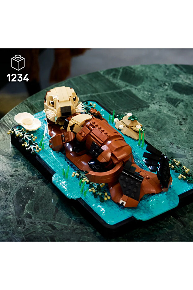® Ideas Yüzen Deniz Samurları 21366 - Yetişkinler için Dekoratif Model Yapım Seti (1234 Parça) - 3