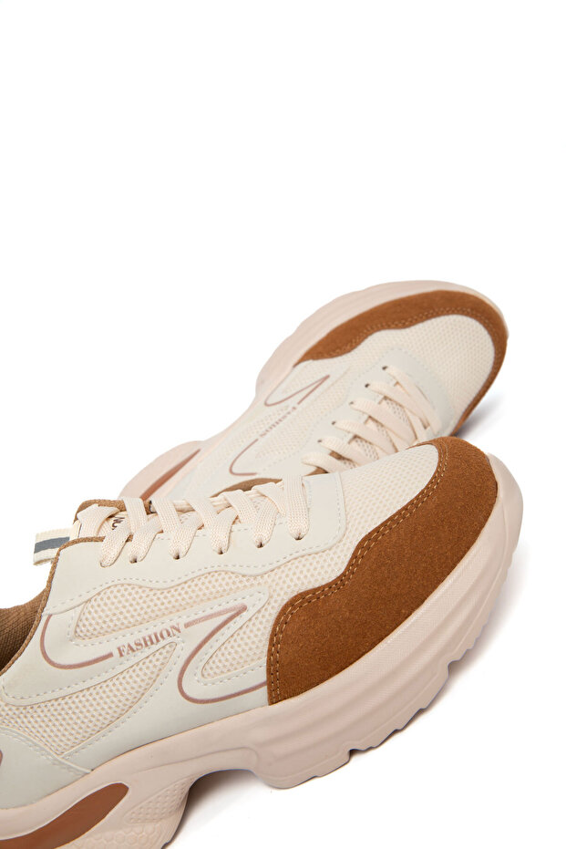 Bej-Taba Kadın Sneaker 21272 - 4