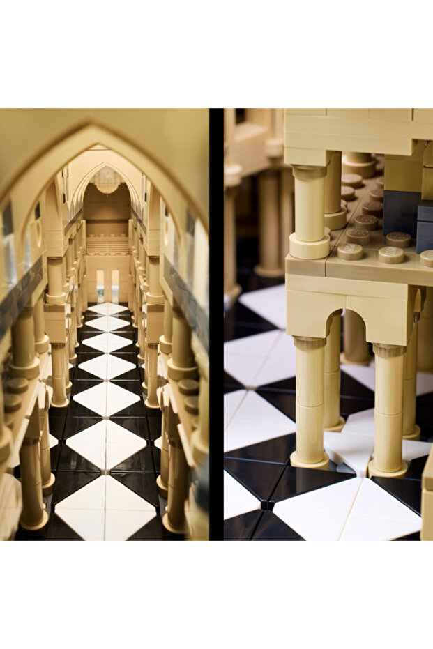 ® Architecture Notre Dame Katedrali 21061 - 18+ Dekoratif Model Yapım Setii (4383P) - 7