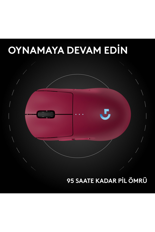 G PRO 2 LIGHTSPEED HERO 2 32K DPI Sensör PC/Mac için Kablosuz Oyuncu Mouse, Pembe 910-007310 - 13