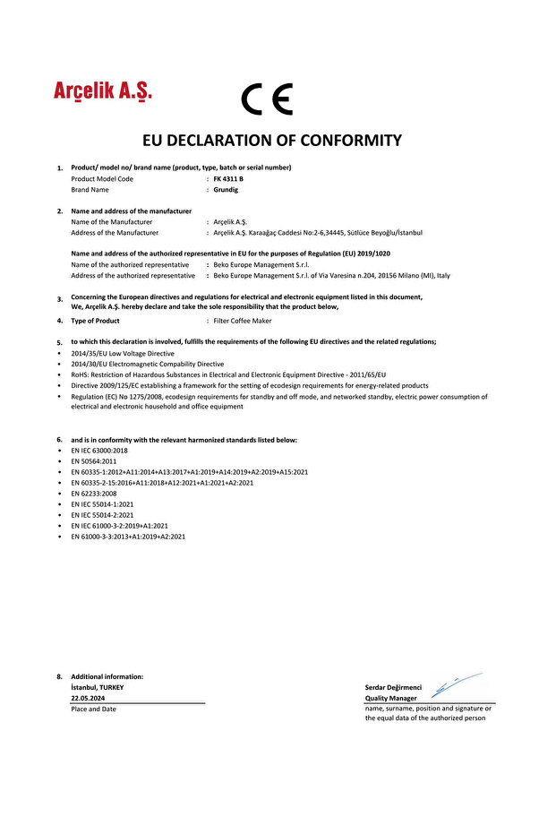 FK 4311 Filter Coffee Machine - 4