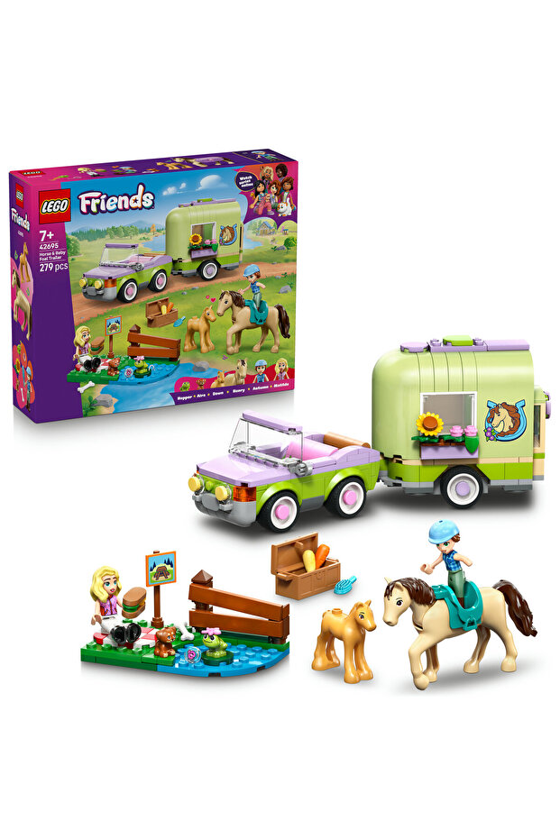 ® Friends At ve Tay Römorku 42695 – 7+ Yaratıcı Oyuncak Yapım Seti (279 Parça) - 1