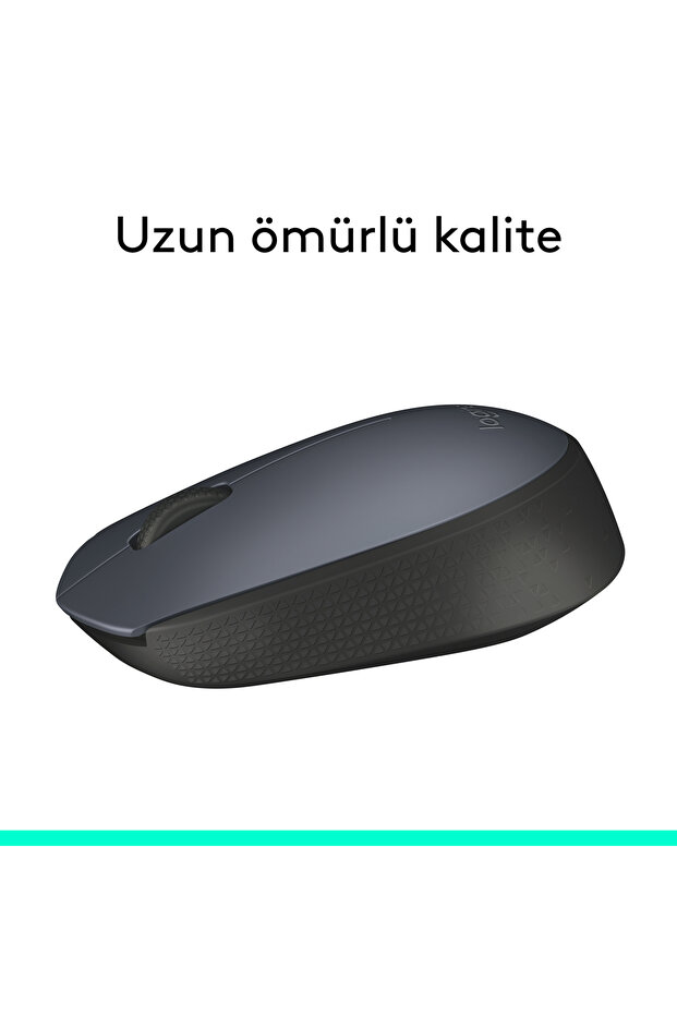 M170 USB Alıcılı Kablosuz Kompakt Mouse, Gri 910-004642 - 6