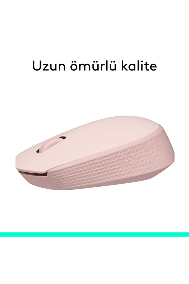 M171 USB Alıcılı Kablosuz Kompakt Mouse, Pembe 910-006865 - 6