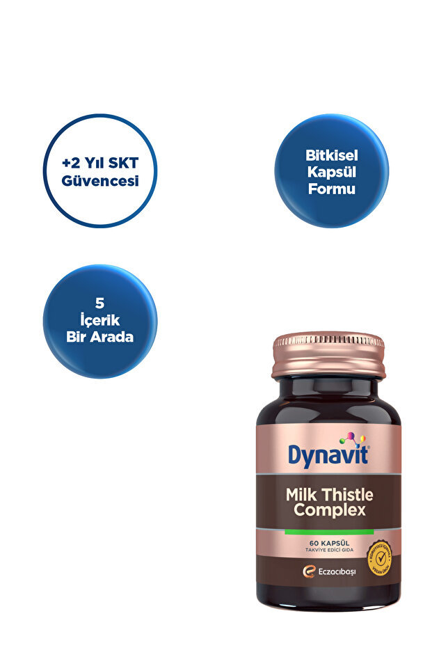 Milk Thistle Complex 60 Kapsül - Deve Dikeni Tohum,Silimarin,Enginar, Maydanoz - Karaciğer Sağlığı - 2