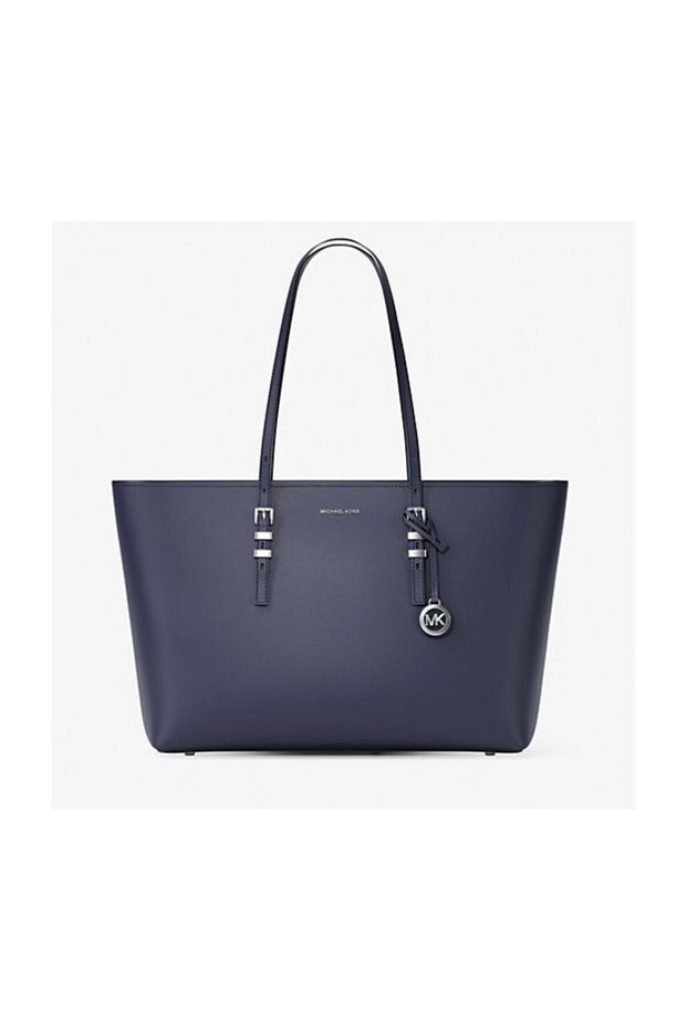 Schultertaschen - Blau - Echtleder
