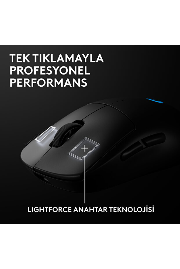 G PRO 2 LIGHTSPEED HERO 2 32K DPI Sensör PC/Mac için Kablosuz Oyuncu Mouse, Siyah 910-007296 - 8