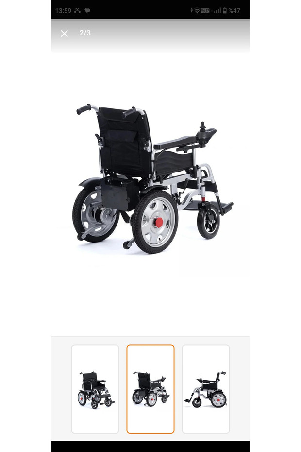 Elektrikli tekerlekli sandalye - 1