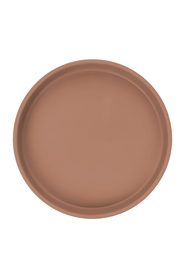 Basics Food Plate - Woody Brown