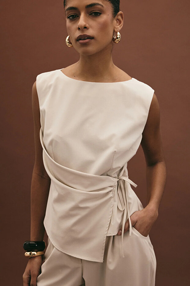 Lena Bluz - Taş - 5