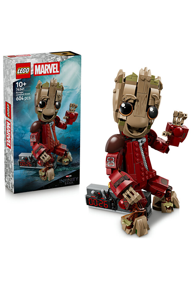 ® ǀ Marvel Yağmacı Tulumlu Groot 76341 - 10+ Yaratıcı Oyuncak Yapım Seti (604 Parça) - 1