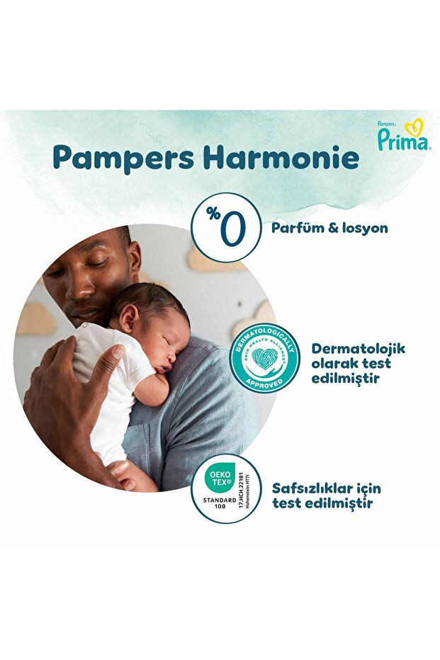 Harmonie Bebek Bezi 1 Numara 50 Adet - 5