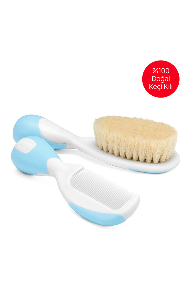 Fırça Ve Tarak Seti 0 Ay Mavi - 1