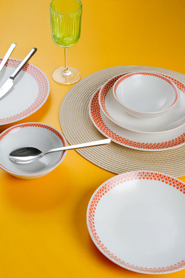 Ruby Red 18 Parça 6 Kişilik Yemek Takımı - 4