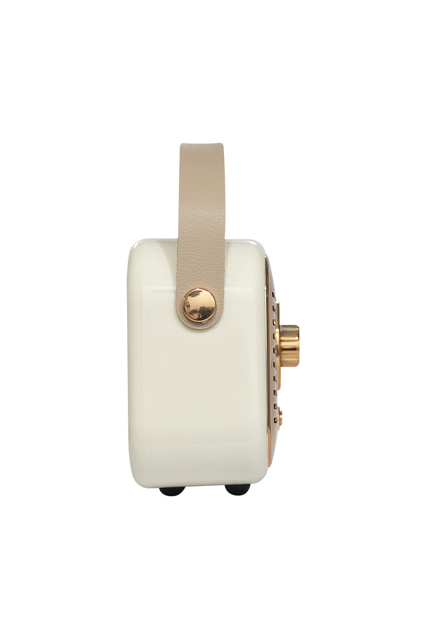 Retro Müzik Kutusu Usb+TF Kart+Bluetooth Destekli Klasik MD-24BT Echoes Krem - 4