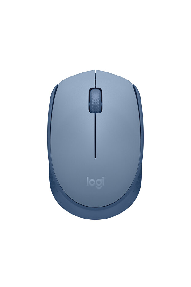 M171 USB Alıcılı Kablosuz Kompakt Mouse Açık Mavi 910-006866 - 1