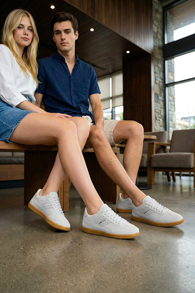 Ds Satry Suede Beige Unisex Sneaker - 2