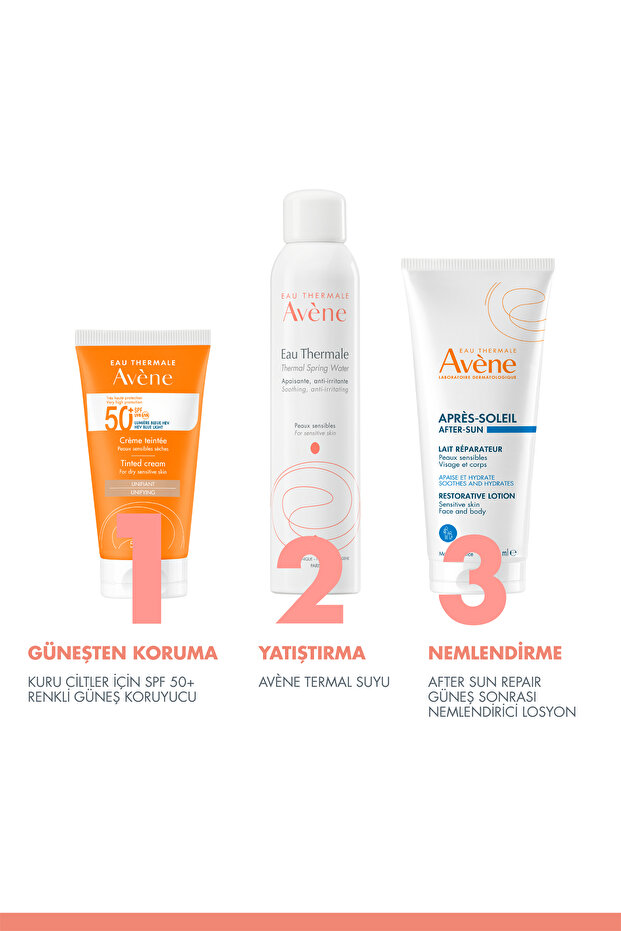 Cream SPF 50+ Kuru Ciltler için Renkli Güneş Kremi Yüksek Koruma ve Nemlendirici Etkili 50 ml - 8