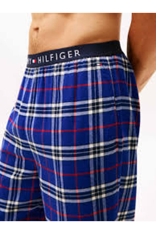 Flanel pizsama nadrág derékpánt - 3