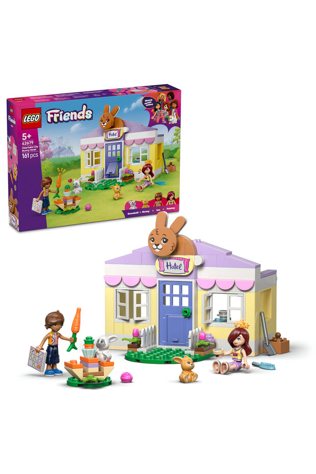 ® Friends Heartlake Şehri Tavşan Oteli 42679 – 5+ Yaratıcı Oyuncak Yapım Seti (161 Parça) - 1