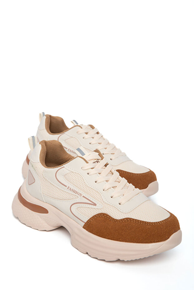Bej-Taba Kadın Sneaker 21272 - 6