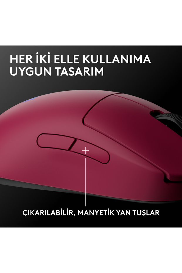 G PRO 2 LIGHTSPEED HERO 2 32K DPI Sensör PC/Mac için Kablosuz Oyuncu Mouse, Pembe 910-007310 - 3