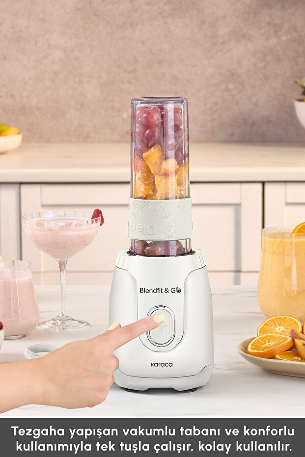 Blendfit Go Personal Kişisel Smoothie Blender Retro Krem - 7