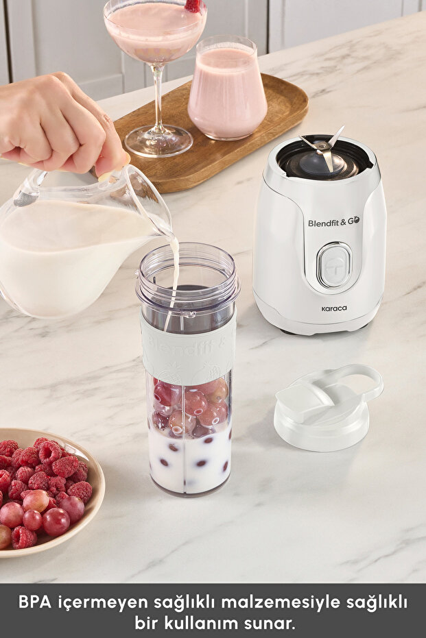 Blendfit Go Personal Kişisel Smoothie Blender Retro Krem - 5