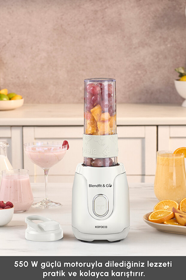 Blendfit Go Personal Kişisel Smoothie Blender Retro Krem - 4