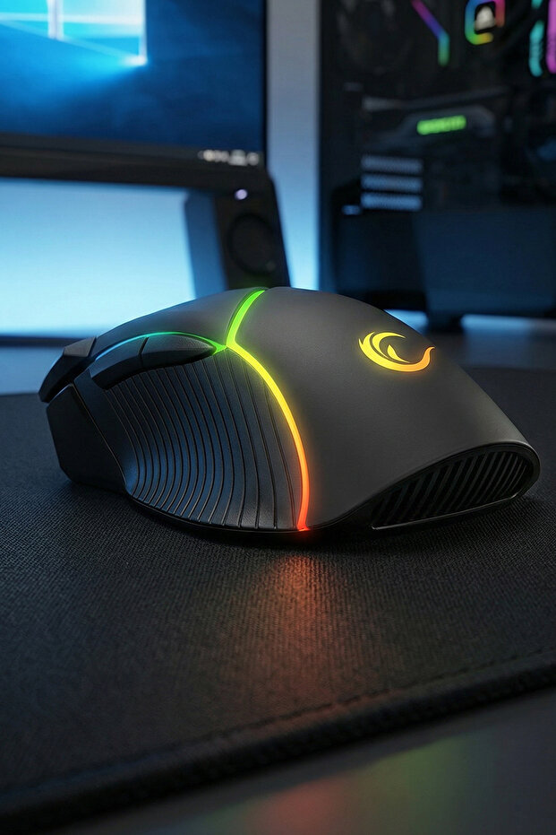 Smx-g39 Comfort Usb 8 Makro+extra Atış Tuşlu 12800dpi Rgb Ledli Gaming Oyuncu Mouse - 6