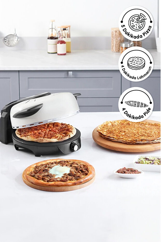 Gastro 10 In 1 Pizza Ve Lahmacun Makinesi Biodiamond Soft Cream - 1