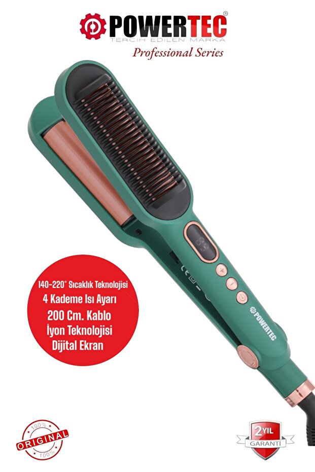 TR-2820 Fırçalı-Dalgalı Ionic Saç Düzleştirici - 1