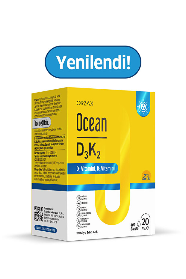 Orzax D3K2 20ml Damla - 1