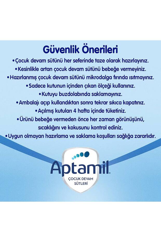 5 Prebiyotikli Çocuk Devam Sütü 800 Gr - 9