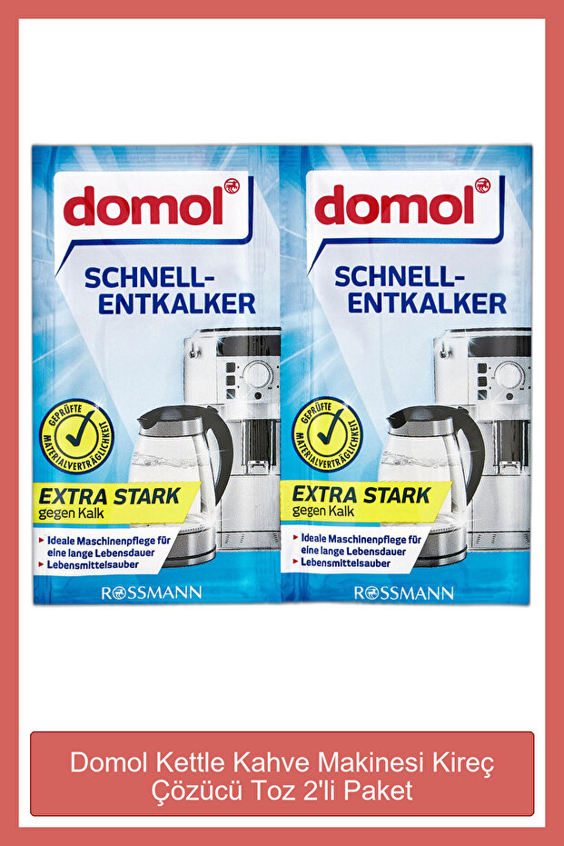 Kettle Kahve Makinesi Kireç Çözücü Toz 2'li Paket - 1