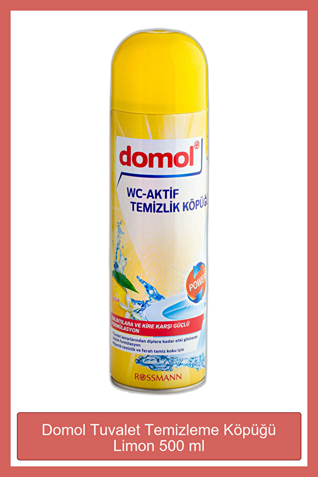 Tuvalet Temizleme Köpüğü Limon 500 ml - 1
