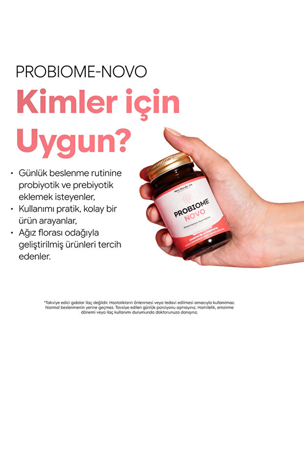 Probiome-novo Akkermansia Muciniphila Içeren Çiğneme Tablet (60 Tablet) - 3