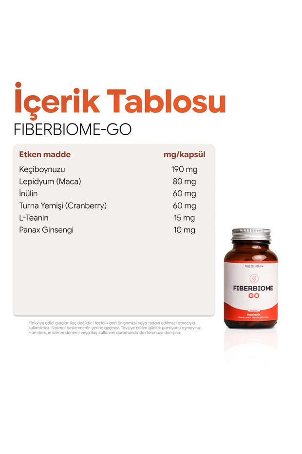 Fiberbiome-GO Prebiyotik İçeren Takviye Edici Gıda - 6