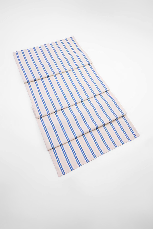 Mavi Çizgili Runner 45x140cm - 2