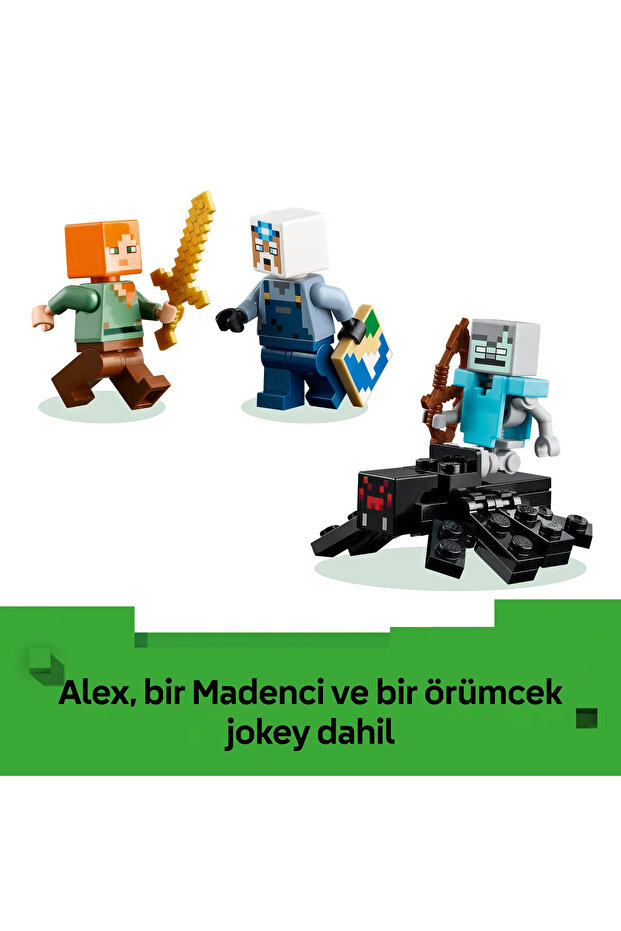 ® Minecraft® Kazma Madeni 21277 - 8+ Çocuklar için Dekoratif Yaratıcı Oyuncak Yapım Seti (530P) - 9